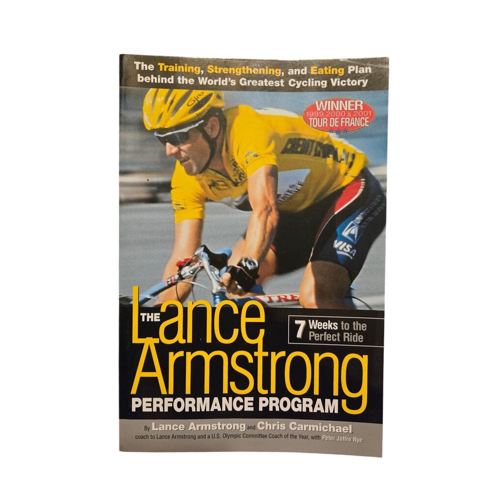 The Lance Armstrong Performance Program 2000 Hardcover Cycling Training Rodale